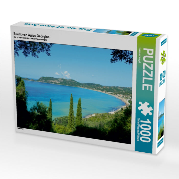 Bucht von Ágios Geórgios - CALVENDO Foto-Puzzle - calvendoverlag 29.99