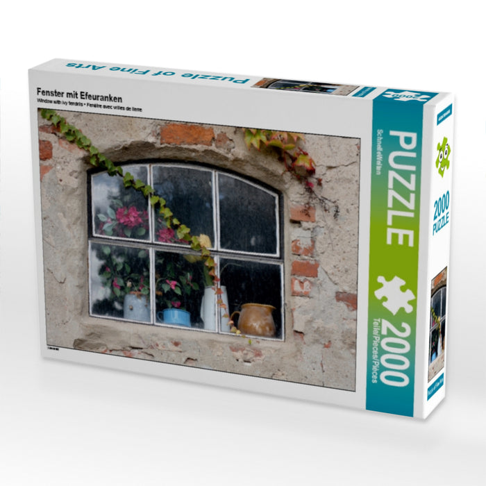 Fenster mit Efeuranken - CALVENDO Foto-Puzzle - calvendoverlag 29.99