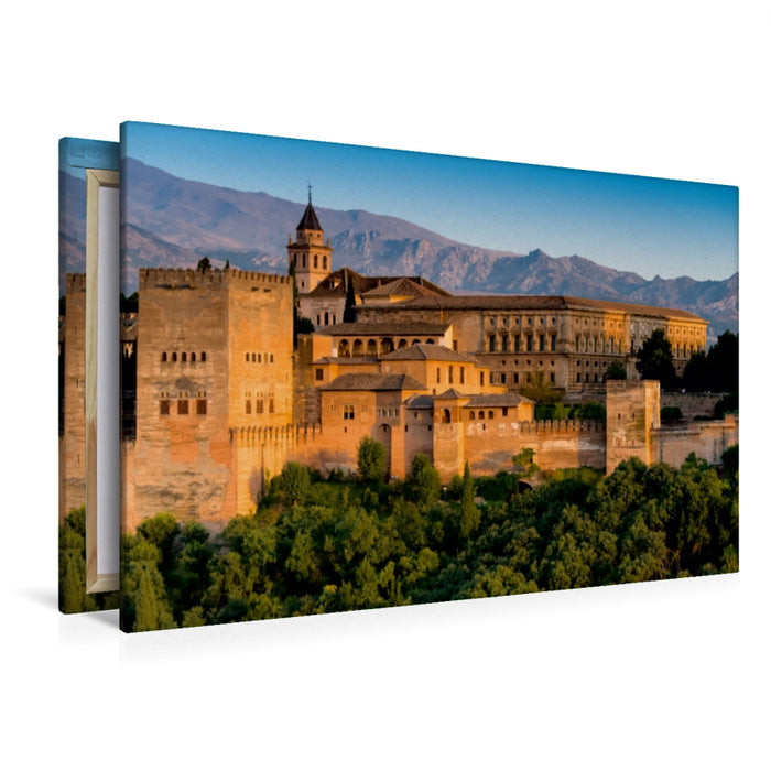 Premium Textil-Leinwand Premium Textil-Leinwand 120 cm x 80 cm quer Alhambra