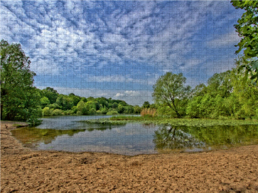 Waldsee in Hämelerwald - CALVENDO Foto-Puzzle - calvendoverlag 39.99