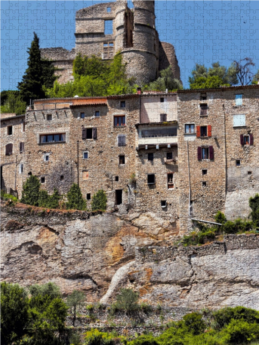 Alte Häuser der Provence in Montbrun-les-Bains - CALVENDO Foto-Puzzle - calvendoverlag 39.99