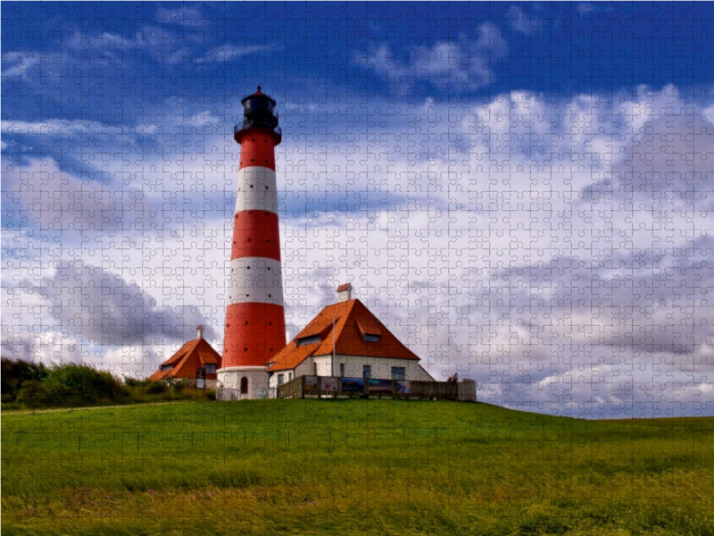 Westerhever Leuchtturm - CALVENDO Foto-Puzzle - calvendoverlag 29.99