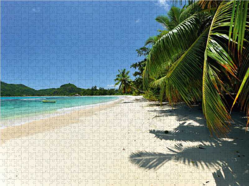 Traumhafter Strand Seychellen - CALVENDO Foto-Puzzle - calvendoverlag 29.99