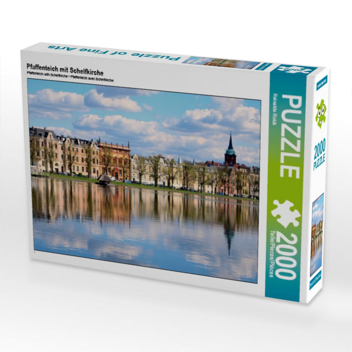 Pfaffenteich mit Schelfkirche - CALVENDO Foto-Puzzle - calvendoverlag 39.99