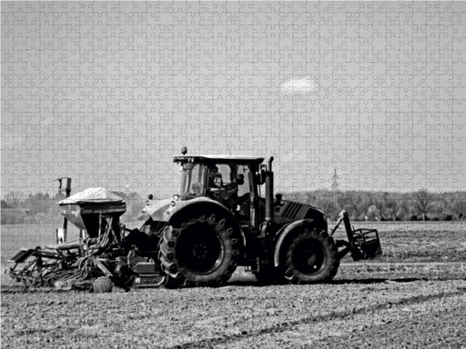 Landwirtschaftliche Maschinen Monochrom - CALVENDO Foto-Puzzle - calvendoverlag 39.99