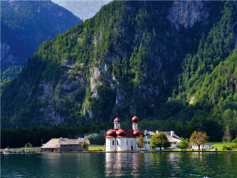 Ansicht St. Bartholomä vom Schiff - CALVENDO Foto-Puzzle - calvendoverlag 39.99