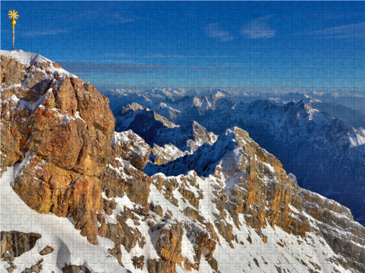 Zugspitze mit Gipfelkreuz - CALVENDO Foto-Puzzle - calvendoverlag 39.99