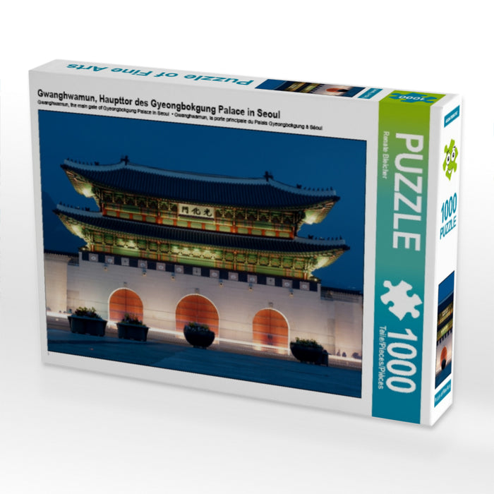 Gwanghwamun, Haupttor des Gyeongbokgung Palace in Seoul - CALVENDO Foto-Puzzle - calvendoverlag 29.99