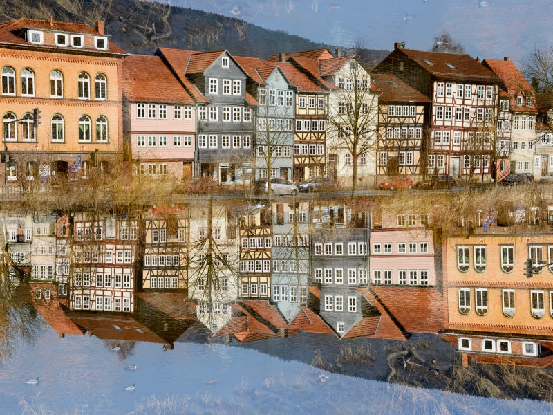 Der Steinweg an der Werra in Hann. Münden - CALVENDO Foto-Puzzle - calvendoverlag 29.99