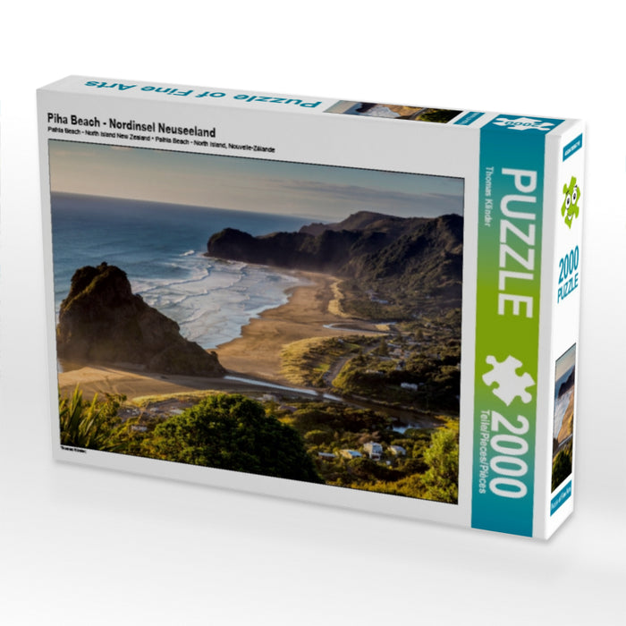 Piha Beach - Nordinsel Neuseeland - CALVENDO Foto-Puzzle - calvendoverlag 39.99