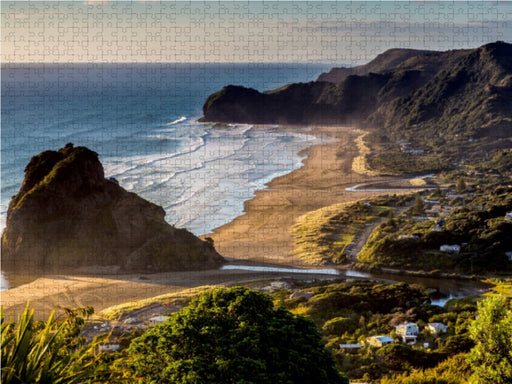 Piha Beach - Nordinsel Neuseeland - CALVENDO Foto-Puzzle - calvendoverlag 39.99