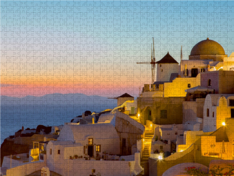 Insel des Lichts - Santorini - CALVENDO Foto-Puzzle - calvendoverlag 29.99