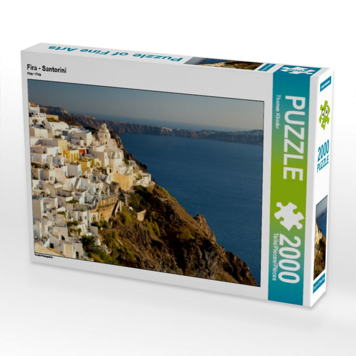 Fira - Santorini - CALVENDO Foto-Puzzle - calvendoverlag 39.99