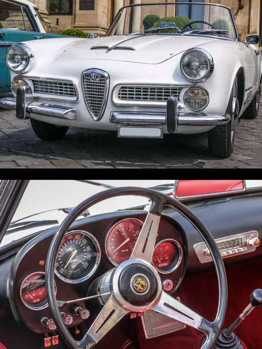 Alfa Romeo 2000 Touring Spider (1957-1962) Oldtimer - CALVENDO Foto-Puzzle - calvendoverlag 29.99