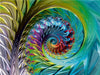 Green Rainbow Spiral - CALVENDO Foto-Puzzle - calvendoverlag 29.99
