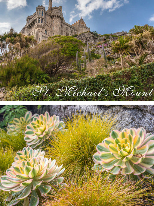 Die Gärten von St. Michael's Mount in Cornwall, England - CALVENDO Foto-Puzzle - calvendoverlag 29.99