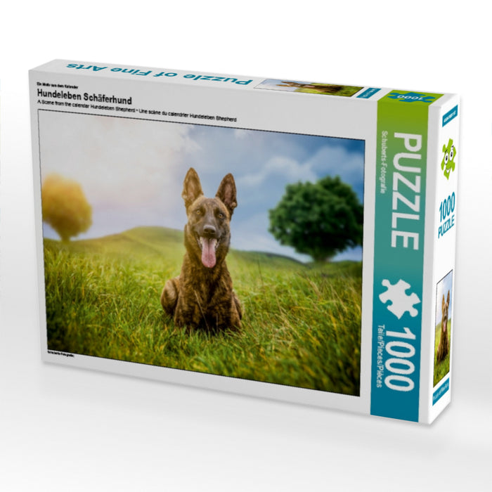 Hundeleben Schäferhund - CALVENDO Foto-Puzzle - calvendoverlag 29.99