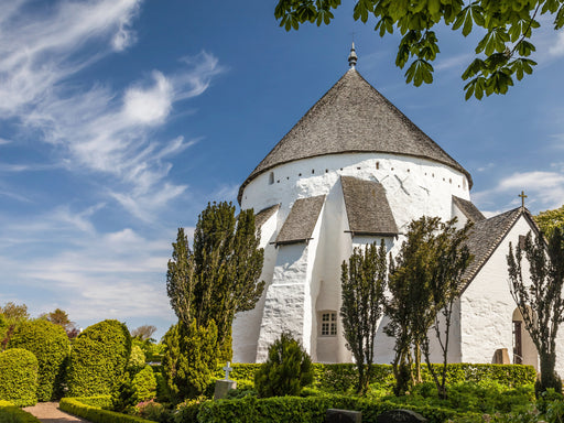 Rundkirche von Osterlars auf Bornholm - CALVENDO Foto-Puzzle - calvendoverlag 29.99