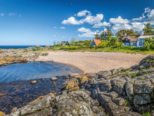 Verstecke Badebucht in Listed auf Bornholm - CALVENDO Foto-Puzzle - calvendoverlag 29.99