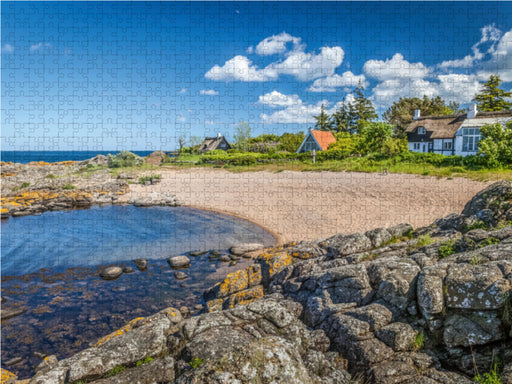 Verstecke Badebucht in Listed auf Bornholm - CALVENDO Foto-Puzzle - calvendoverlag 29.99