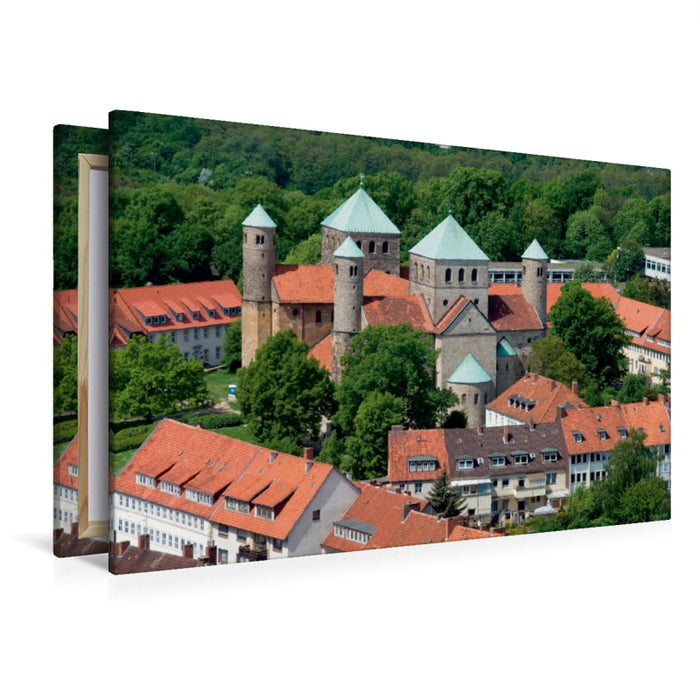 Premium Textil-Leinwand Premium Textil-Leinwand 120 cm x 80 cm quer Michaeliskirche