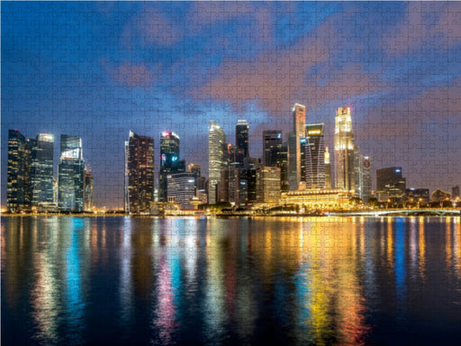 Singapur Skyline - CALVENDO Foto-Puzzle - calvendoverlag 29.99