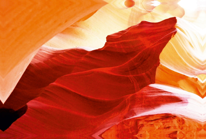 Premium Textil-Leinwand Premium Textil-Leinwand 120 cm x 80 cm quer Der Wolf vom Antelope Canyon