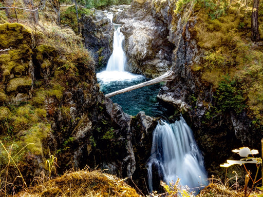 Little Quallicum Falls, Vancouver Island - CALVENDO Foto-Puzzle - calvendoverlag 29.99