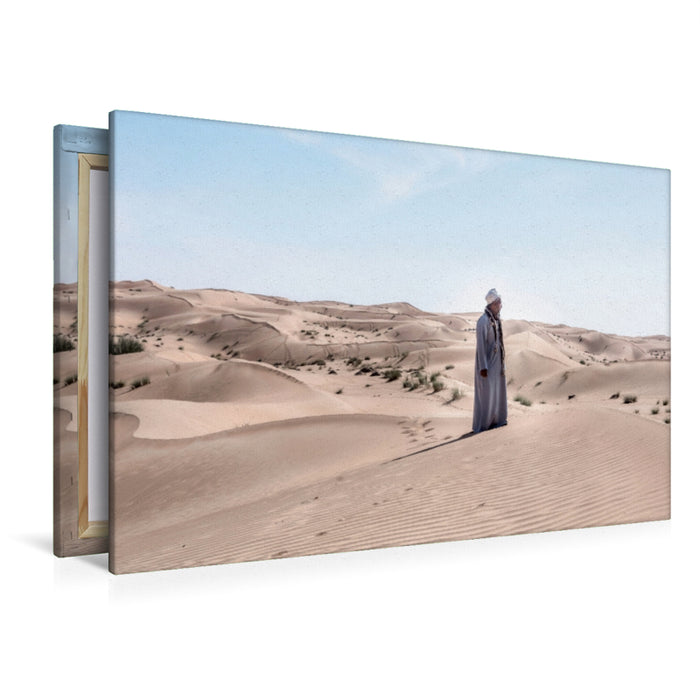 Toile textile premium Toile textile premium 120 cm x 80 cm paysage désert de Wahiba 