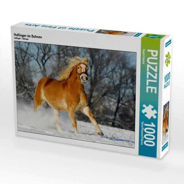 Haflinger im Schnee - CALVENDO Foto-Puzzle - calvendoverlag 29.99