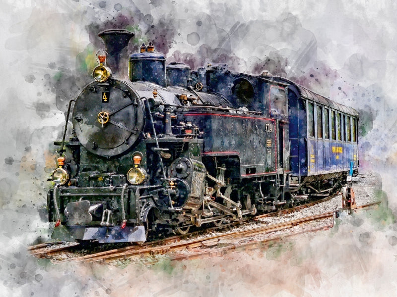 Dampflokomotive - CALVENDO Foto-Puzzle - calvendoverlag 29.99