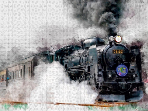 Dampflokomotive - CALVENDO Foto-Puzzle - calvendoverlag 29.99
