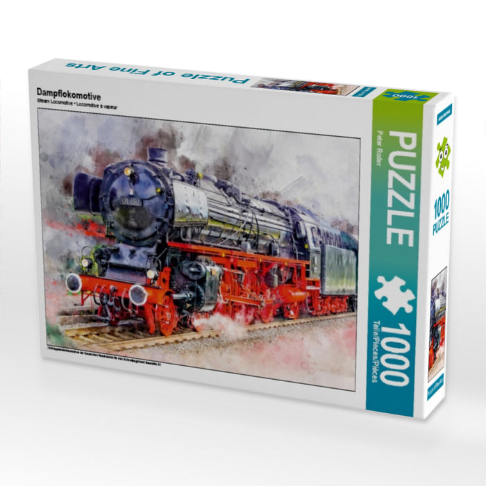 Dampflokomotive - CALVENDO Foto-Puzzle - calvendoverlag 29.99