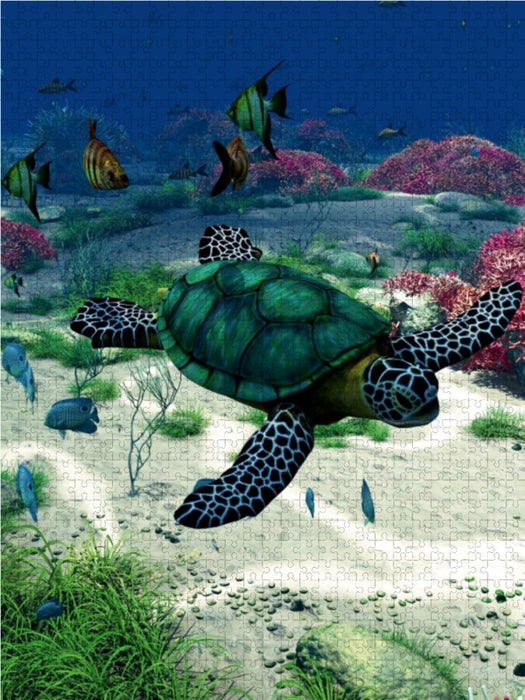 Meeresschildkröte - CALVENDO Foto-Puzzle - calvendoverlag 29.99
