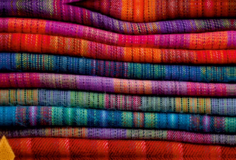 Toile textile haut de gamme Toile textile haut de gamme 120 cm x 80 cm paysage Couvertures en laine péruvienne 