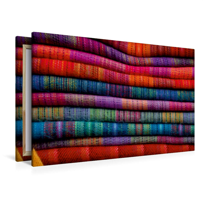 Toile textile haut de gamme Toile textile haut de gamme 120 cm x 80 cm paysage Couvertures en laine péruvienne 