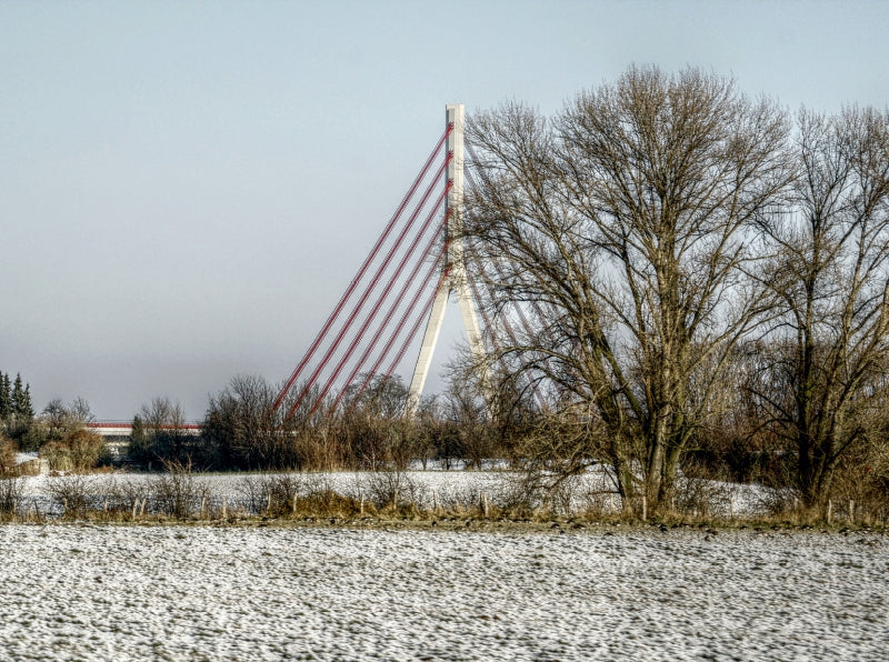 Rheinbrücke im Winter - CALVENDO Foto-Puzzle - calvendoverlag 39.99