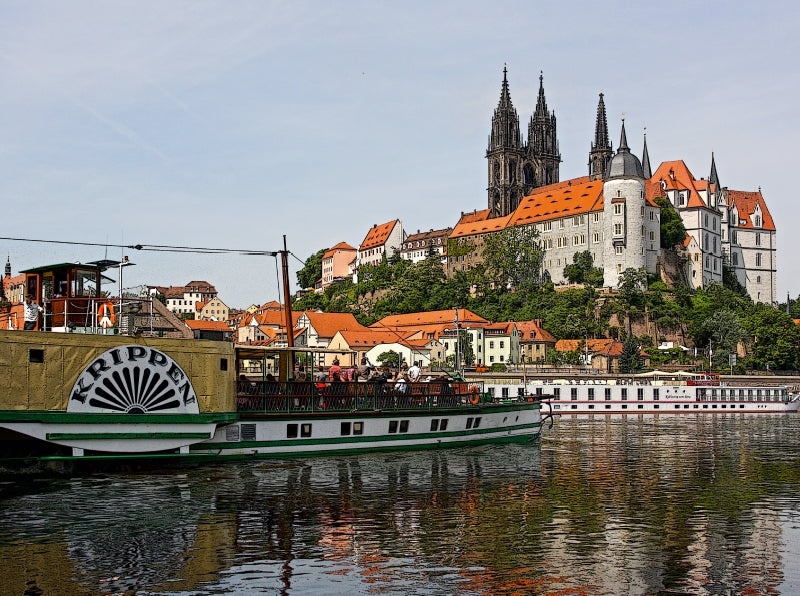 Blick über die Elbe auf Meißen - CALVENDO Foto-Puzzle - calvendoverlag 29.99