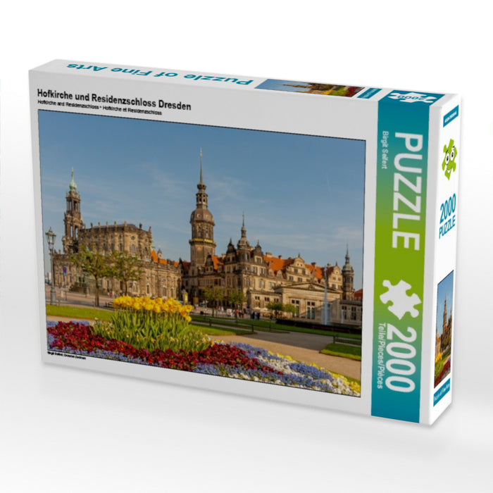 Hofkirche und Residenzschloss Dresden - CALVENDO Foto-Puzzle - calvendoverlag 29.99