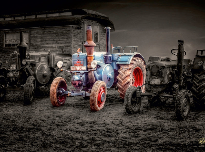 Oldtimer Traktoren Lanz-Bulldog - CALVENDO Foto-Puzzle - calvendoverlag 39.99