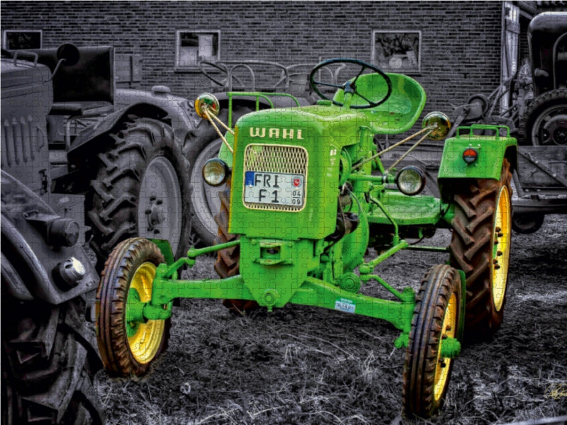 Oldtimer Traktor Wahl - CALVENDO Foto-Puzzle - calvendoverlag 39.99