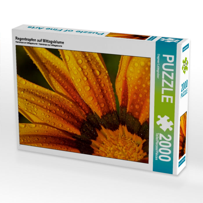 Regentropfen auf Mittagsblume - CALVENDO Foto-Puzzle - calvendoverlag 39.99