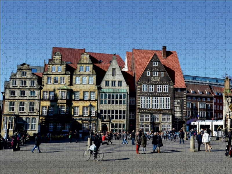 Marktplatz in Bremen - CALVENDO Foto-Puzzle - calvendoverlag 39.99