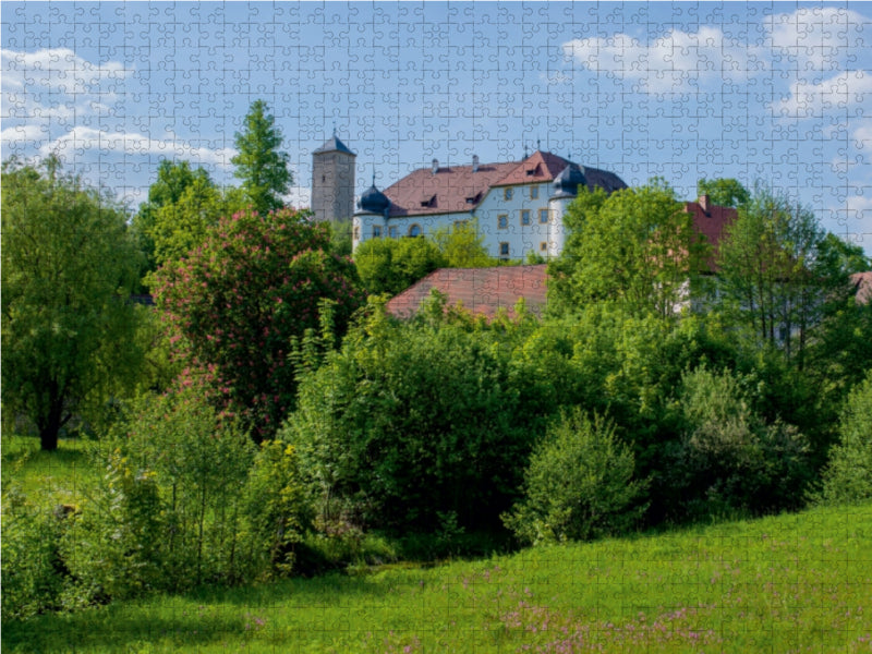 Schloss Unteraufseß - CALVENDO Foto-Puzzle - calvendoverlag 39.99