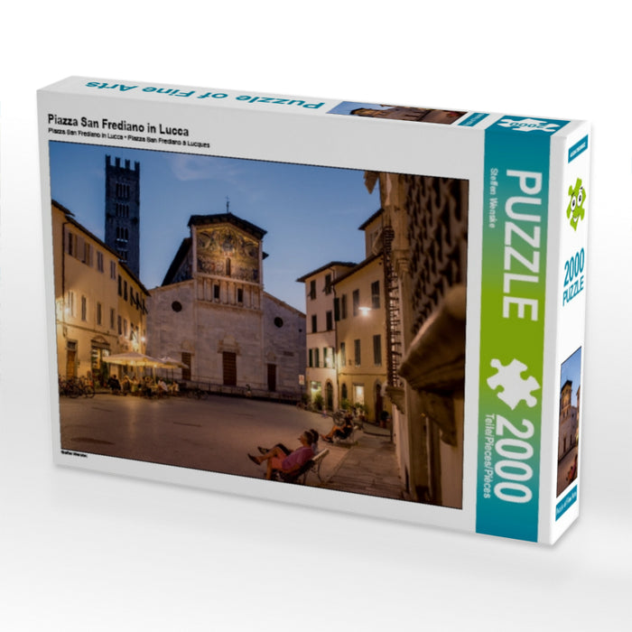 Piazza San Frediano in Lucca - CALVENDO Foto-Puzzle - calvendoverlag 39.99