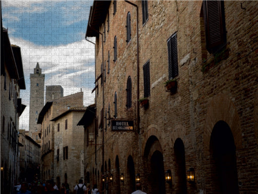 in den Gassen von San Gimignano - CALVENDO Foto-Puzzle - calvendoverlag 39.99