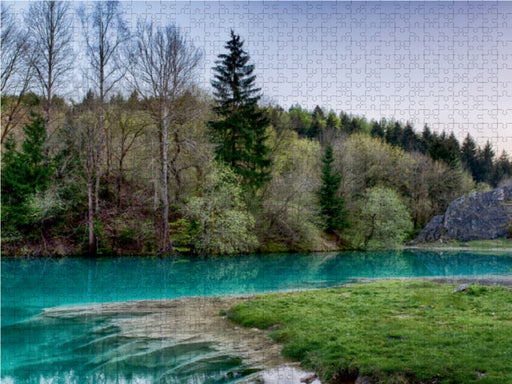 Der blaue See - CALVENDO Foto-Puzzle - calvendoverlag 39.99