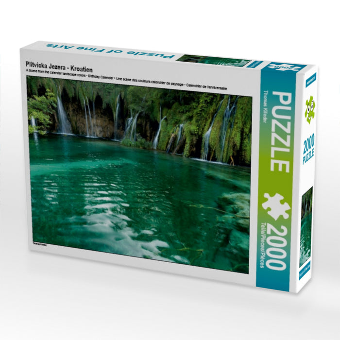 Plitvicka Jezera - Kroatien - CALVENDO Foto-Puzzle - calvendoverlag 39.99