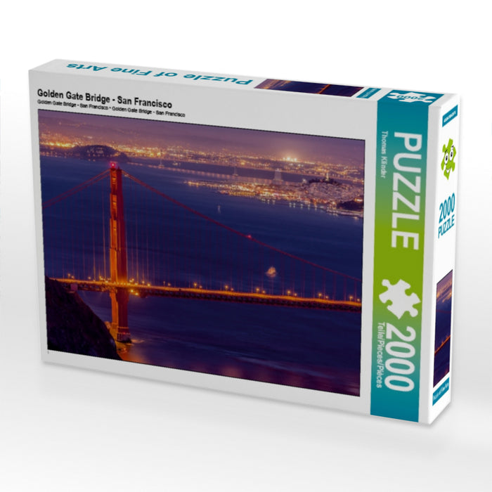 Golden Gate Bridge - San Francisco - CALVENDO Foto-Puzzle - calvendoverlag 39.99