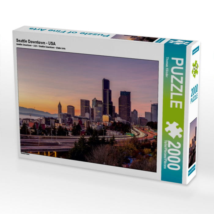 Seattle Downtown - USA - CALVENDO Foto-Puzzle - calvendoverlag 39.99